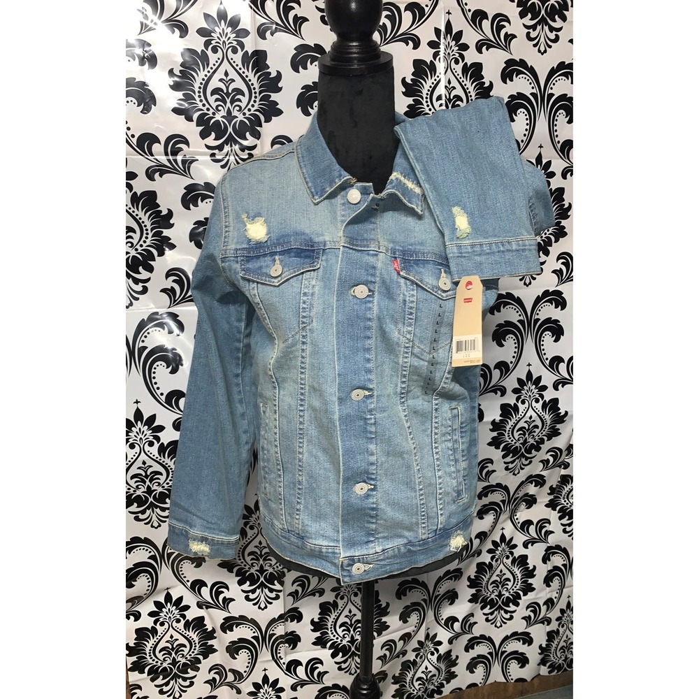 Levis kids size‎ Large 14-16 Classic Denim Jacket NWT